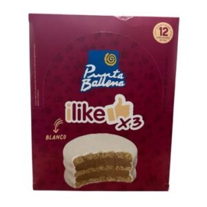 alfajor ilike triple punta ballena x12 blanco
