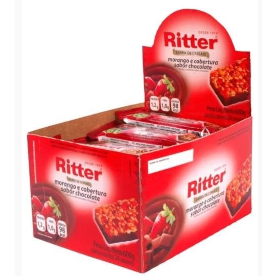 cereal ritter x 24 frutilla choco cereal ritter x 24 frutilla choco