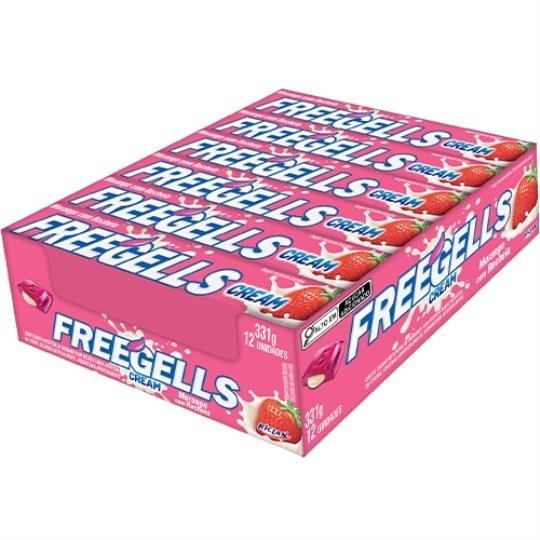 freegells x 12 frutilla crema freegells x 12 frutilla crema