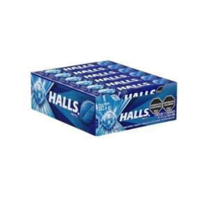 halls x 12 mentho azul