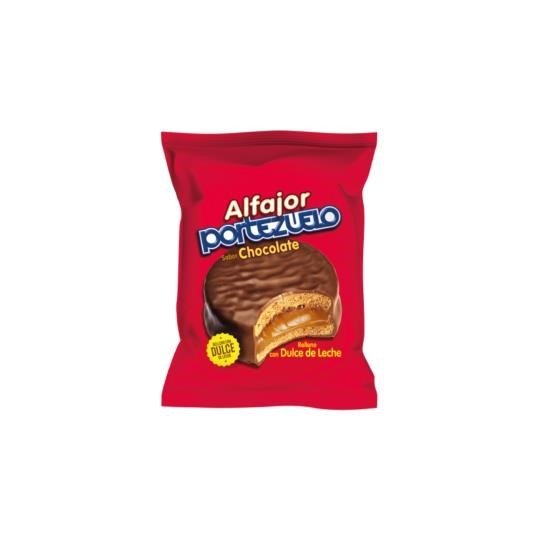 Golosinas online | Envíos rápidos alfajor portezuelo 18un chocolate