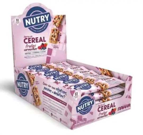 barrita nutry x24 frutos rojos barrita nutry x24 frutos rojos
