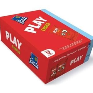 alfajor play punta ballena x12 chocolate