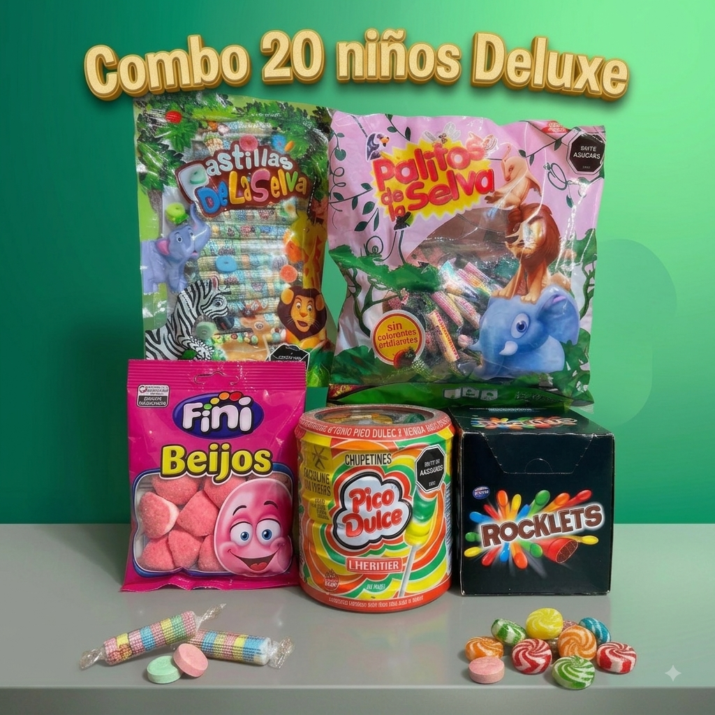 Golosinas online | Envíos rápidos 20 niños deluxe