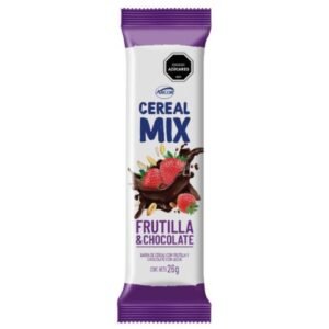 barrita cereal mix 20un chocolate y frutilla